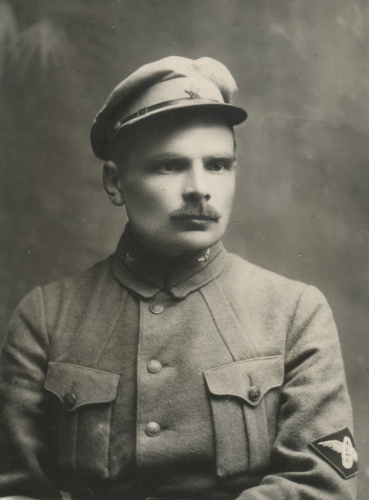 Эмблема ВОСО на нарукавном знаке образца 1919 
	г.