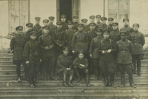 Командный состав 19-го кавалерийского полка 4-й 
	кавалерийской дивизии.