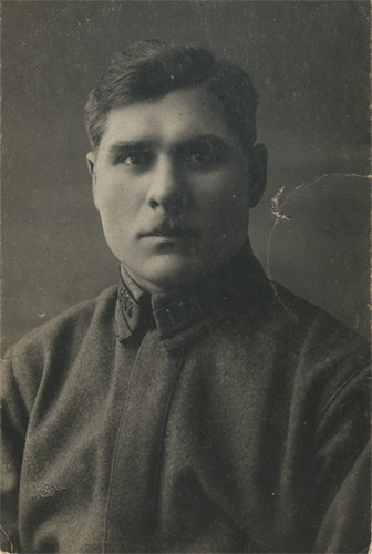 Командир 144-го Вышневолоцкого стрелкового 
	полка 48-й Тверской стрелковой дивизии П.И. Воробьев