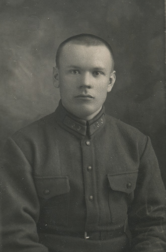 Красноармеец 133-го стрелкового полка 45-й стрелковой 
	дивизии К.В. Калиниченко