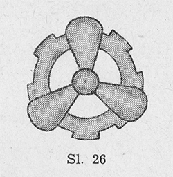 Рисунок эмблемы морской технической службы RM