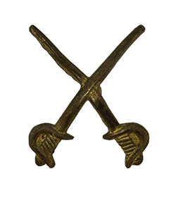 Эмблема кавалерии JNA образца 1955 г. (для офицеров)