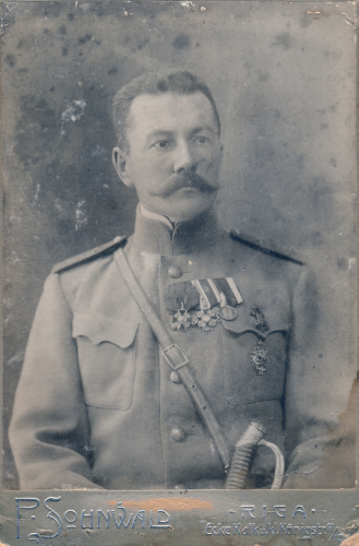 Рисунок 3. Классный технический мастер, 
	титулярный советник А.И. Карелин в период службы в Усть-Двинской крепостной артиллерии