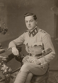 Неизвестный лейтенант Кайзеръегерей Австро-Венгрии (Тирольских егерских 
			полков) в форме одежды образца 1916 г.