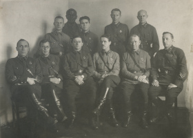 Группа начсостава инженерного 
			факультета Военной академии химической защиты РККА, 1940 г.