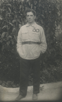 Участник гражданской войны Владимир 
			Васильевич Соколов, награжденный орденом Красного знамени, 1925 г.