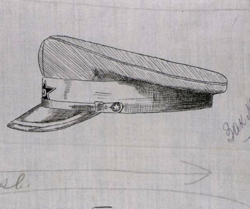 Летняя фуражка РККА образца 1928 г. для САВО, СКВО и ККА
